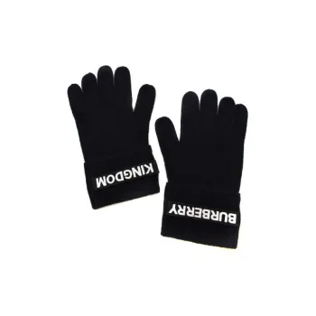 Burberry Kingdom Logo Cashmere Gloves