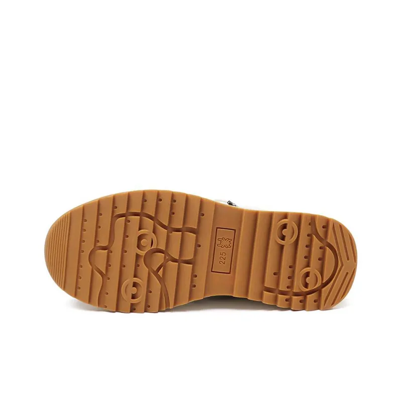 Spider King Low-Top Skateboard Shoes 2cm Women's Beige Apricot-4