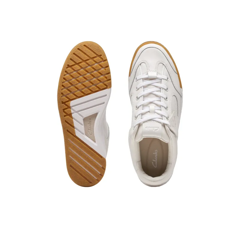 Clarks Art Movement Series Low Top Skateboard Shoes Men's White-2