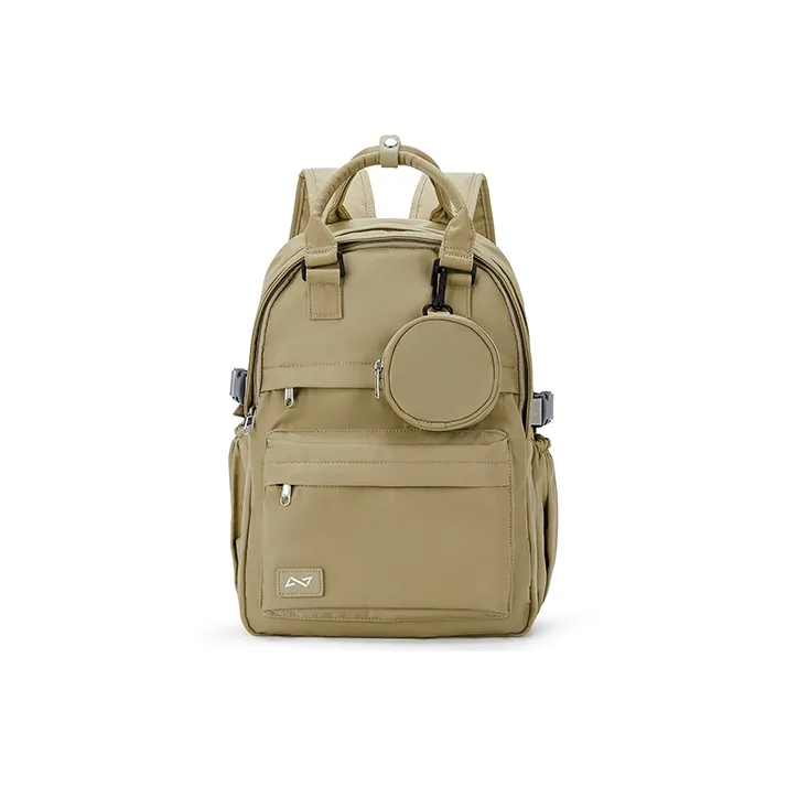 KEYSTREET Fabric Carry Backpack Regular Unisex Black/Mint Green/Khaki/Peacock Blue-14