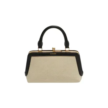 JIL SANDER Goji Cotton With Linen Shoulder Bag, Crossbody Bag, Handbag Mini Women's Light Umber