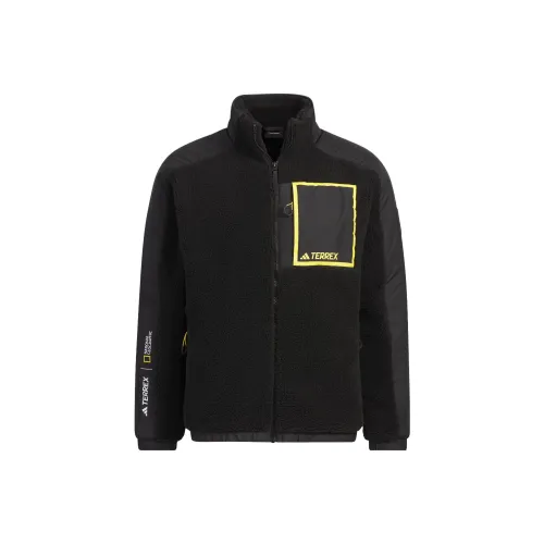 National Geographic X Adidas National Geographic Co-branded Section Jackets Men Black