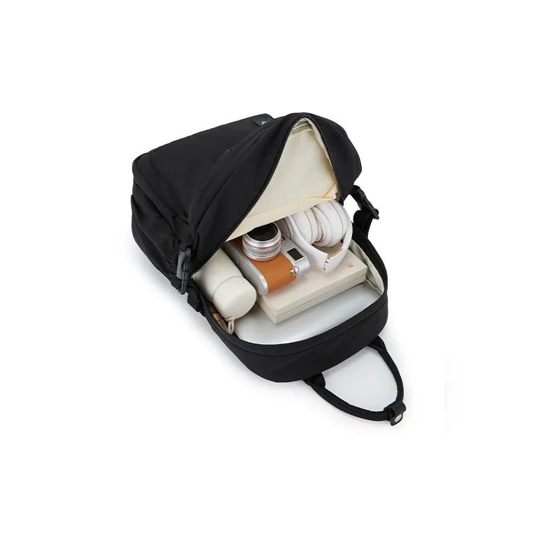 KEYSTREET Fabric Carry Backpack Regular Unisex Black/Mint Green/Khaki/Peacock Blue-4
