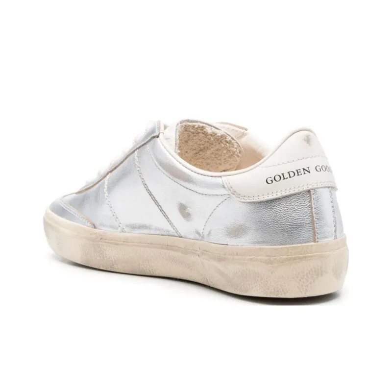 Golden Goose Soul Star Metallic Leather Sneakers-3