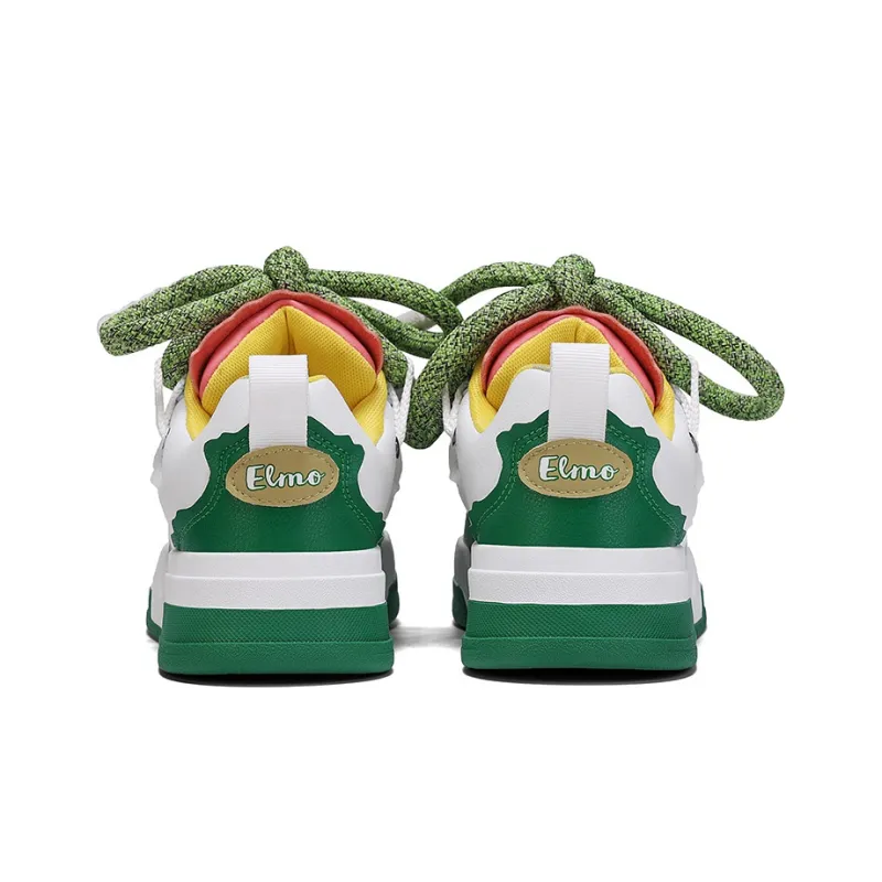 SESAME STREET Anti-Slip Wear-Resistant Lightweight Breathable Low-Top Skateboard Shoes Unisex-16