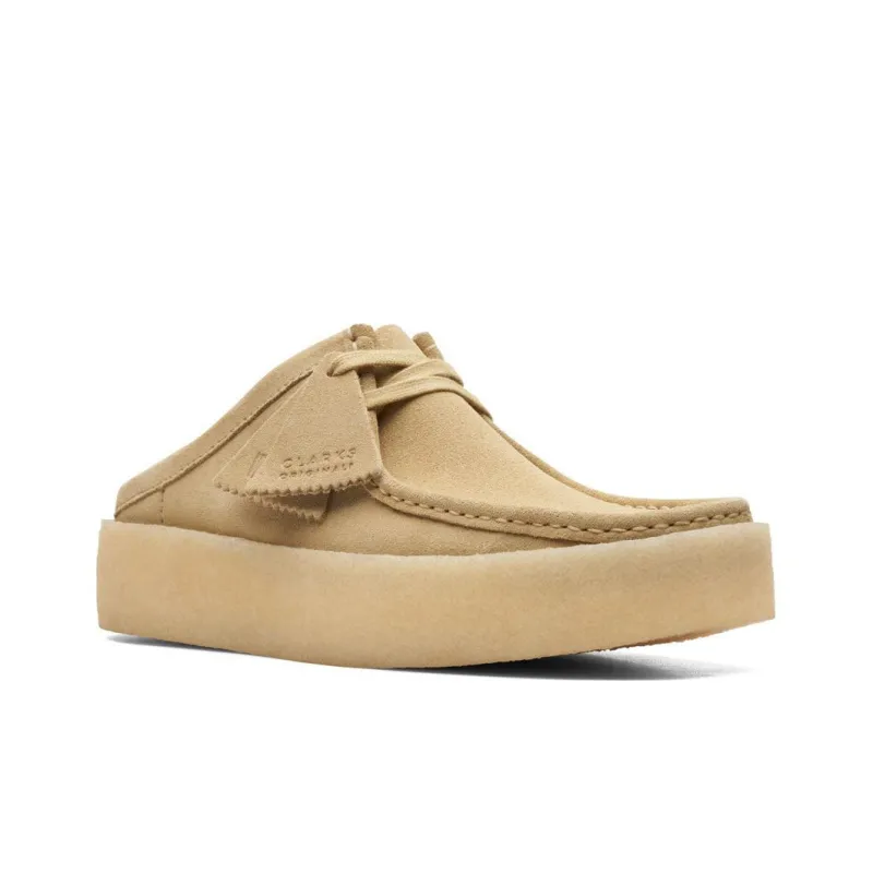 Clarks Originals Wallabee Cup Mule Maple Suede-3