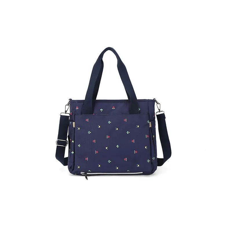 Sisea Polyamide Mommy Bag Backpack Baby And Mom Bag Tote Bag Shopping Bag Shoulder Bag Women's Dark Blue-2