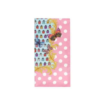 VERSACE Silk Scarves Women's Pink