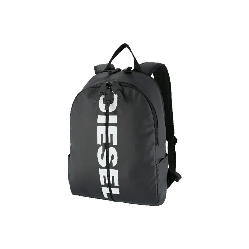 DIESEL Canvas Backpack Regular Men's Black White-2