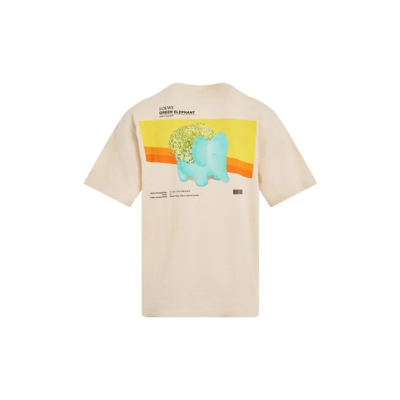 LOEWE Chia Elephant Cotton T Shirt-1