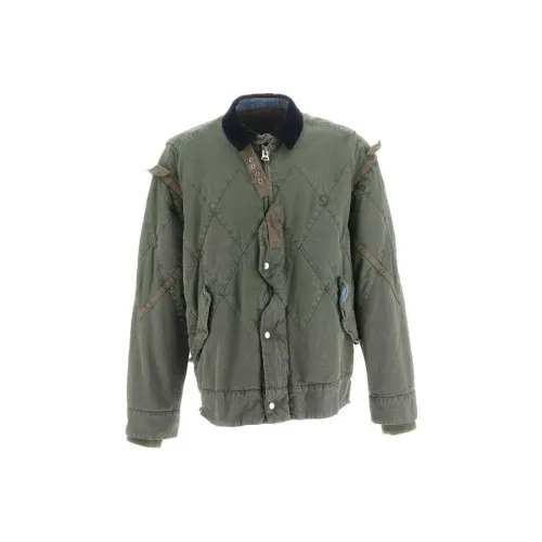 Sacai Jackets Men Green