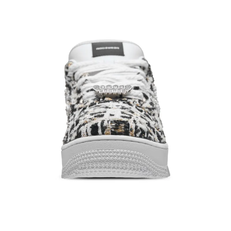 VESSEL x ROCAWEAR Slip Resistant Low Top Skateboard Shoes Unisex Black White-4