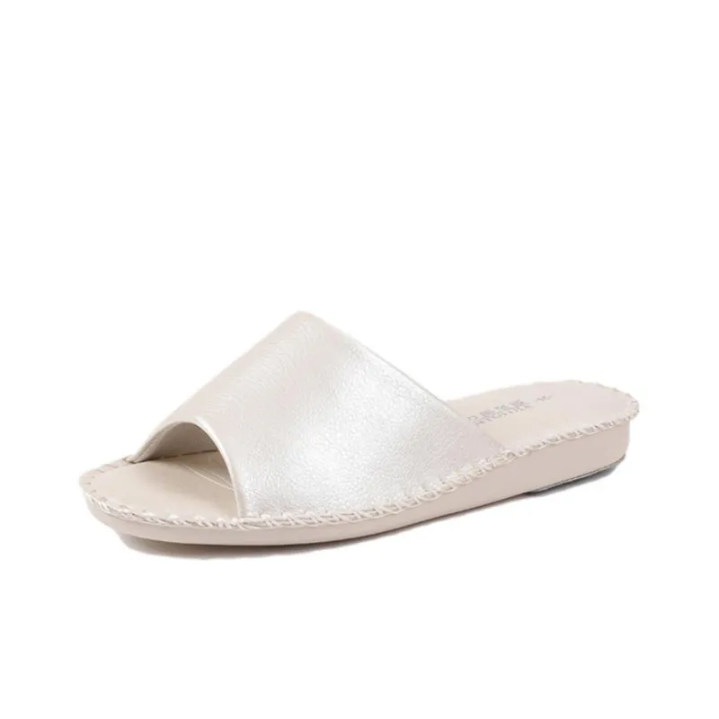 PANSY Slide Slippers Women's Pink/Blue/White-3