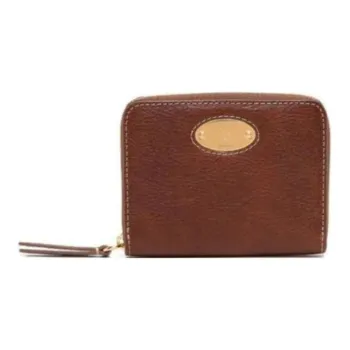 Mulberry Textured Leather Wallet Women's Brown