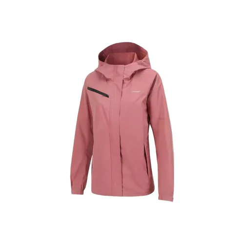 LINING Sports Life Collection Windbreaker Jackets Women's Dried Rose Red