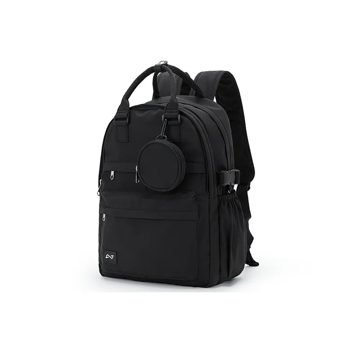 KEYSTREET Fabric Carry Backpack Regular Unisex Black/Mint Green/Khaki/Peacock Blue-2