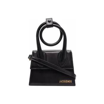 Jacquemus Le Chiquito Noeud Logo Plaque Tote Bag