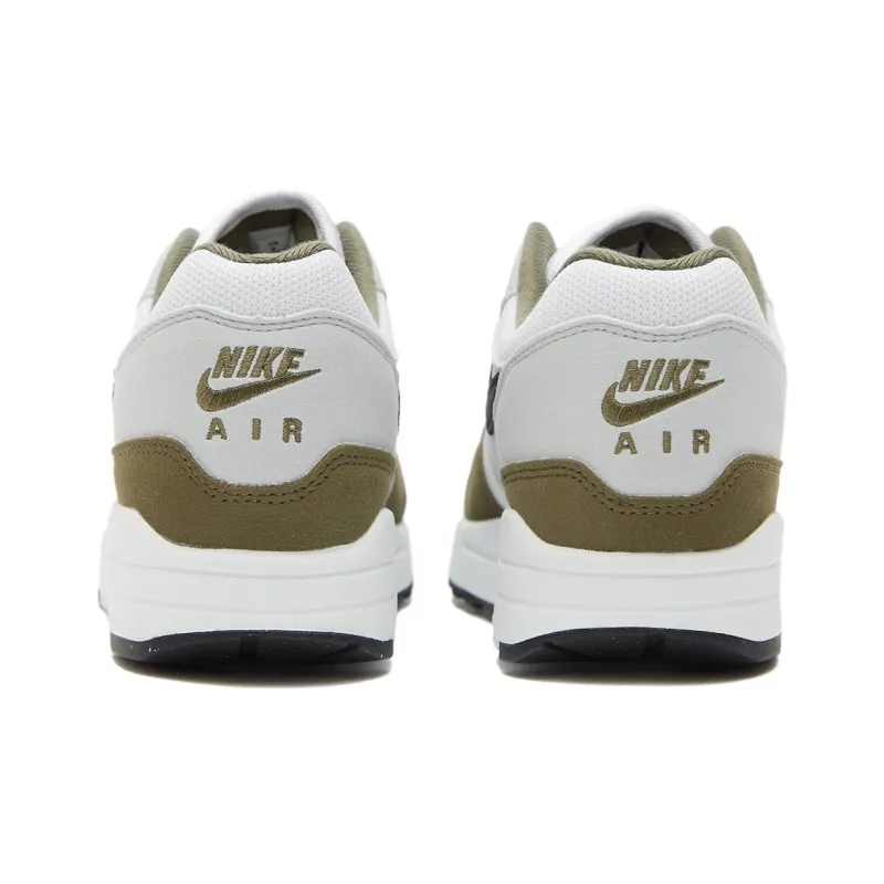 Nike Air Max 1 White Black Medium Olive-3