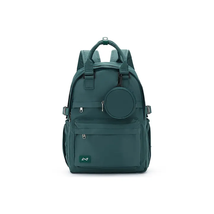 KEYSTREET Fabric Carry Backpack Regular Unisex Black/Mint Green/Khaki/Peacock Blue-21