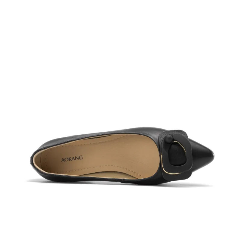 AOKANG Women's Casual Shoes Unlined Shoes 2.5cm Women's Black-2