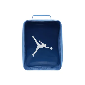 Jordan Polyester Shoe Box Bag Handbags Regular Unisex Blue