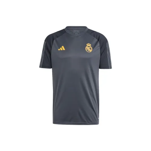 Adidas Real Madrid Soccer Jerseys Men Carbon Black