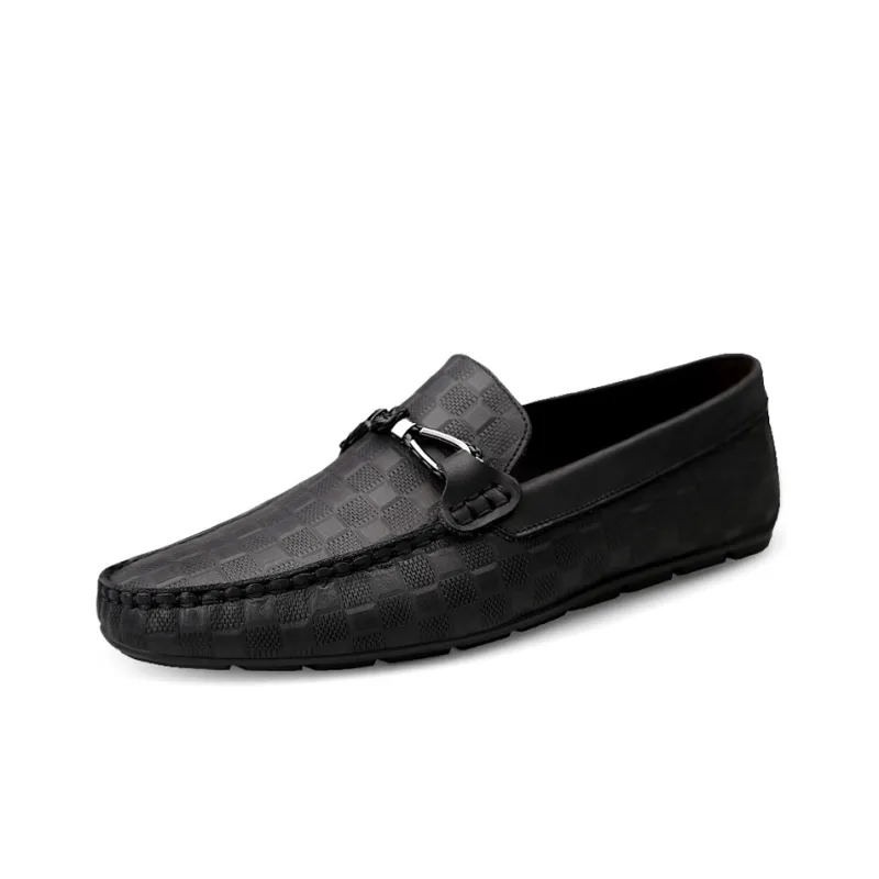 DCK Men's Casual Shoes Men Low Top Black/Blue-1