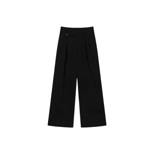 MEETLADY Suit Trousers Women's Black