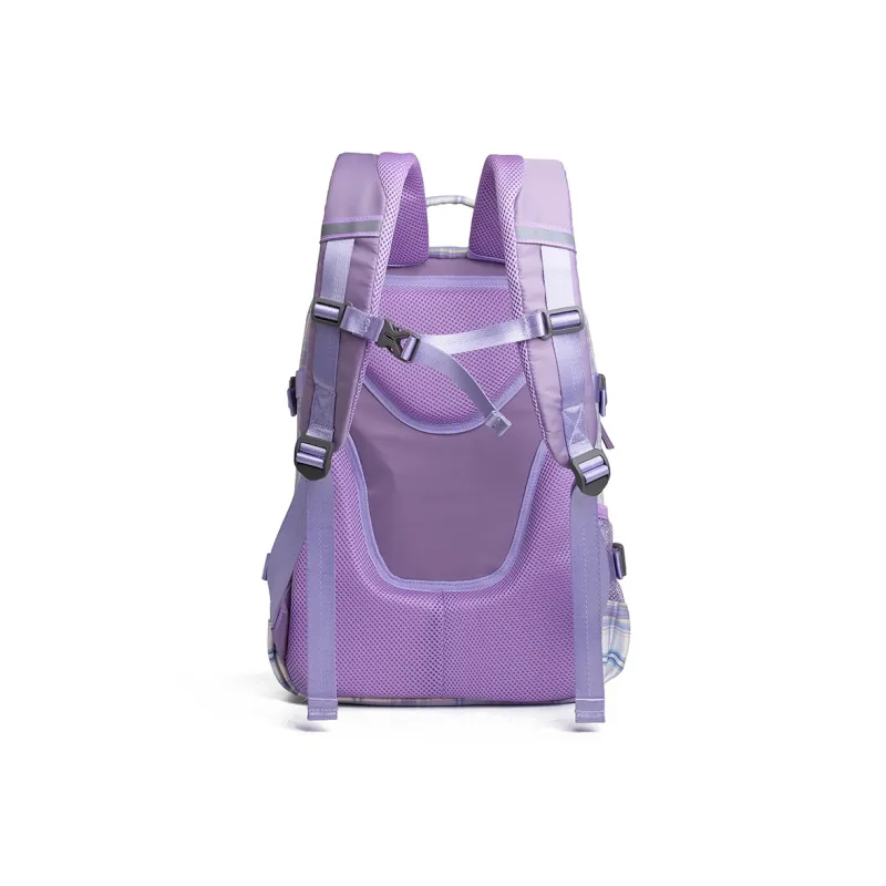 COWBONE Polyester Backpack Regular Unisex Girlish Heart Pink/Starry Purple/Starry Grey-2