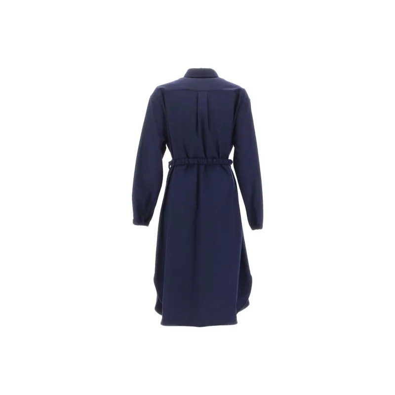 Moncler Trench Coats Women's Dark Blue-1