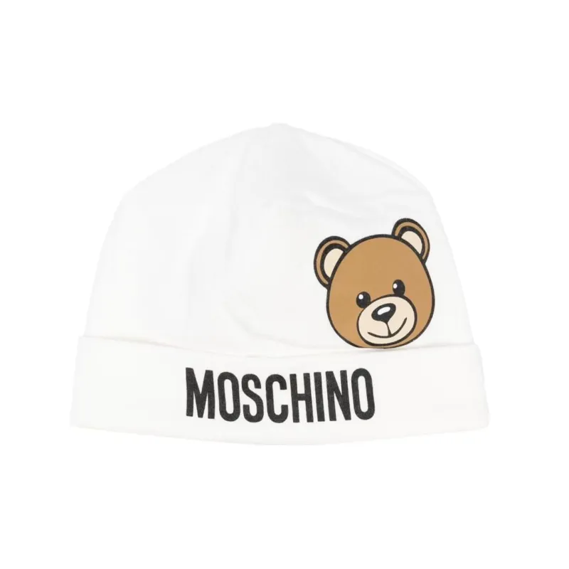 MOSCHINO Teddy Bear Beanie Hat-1