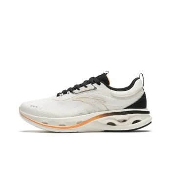 Anta Abrasion Resistant Low Top A Flowfoam Technology Running Shoes Men's Black White