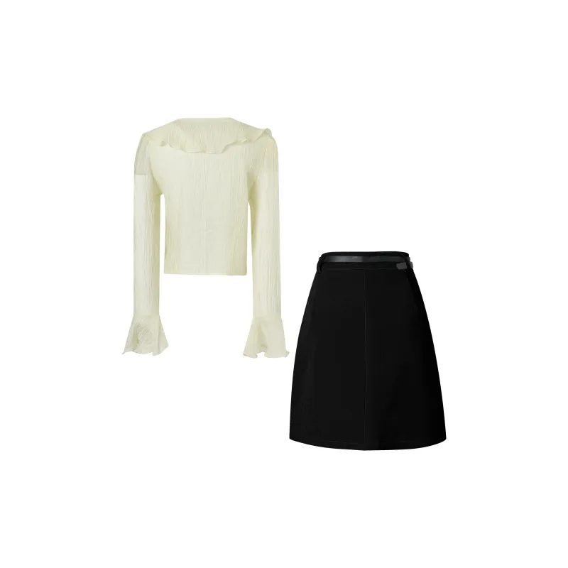 BEAUTIFUL CONFESSION Two Piece Skirt Sets Women's-1