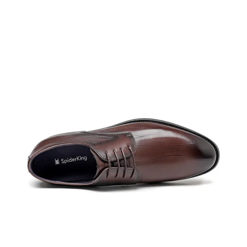 Spider King Dress Shoes Men Low Top Black-8