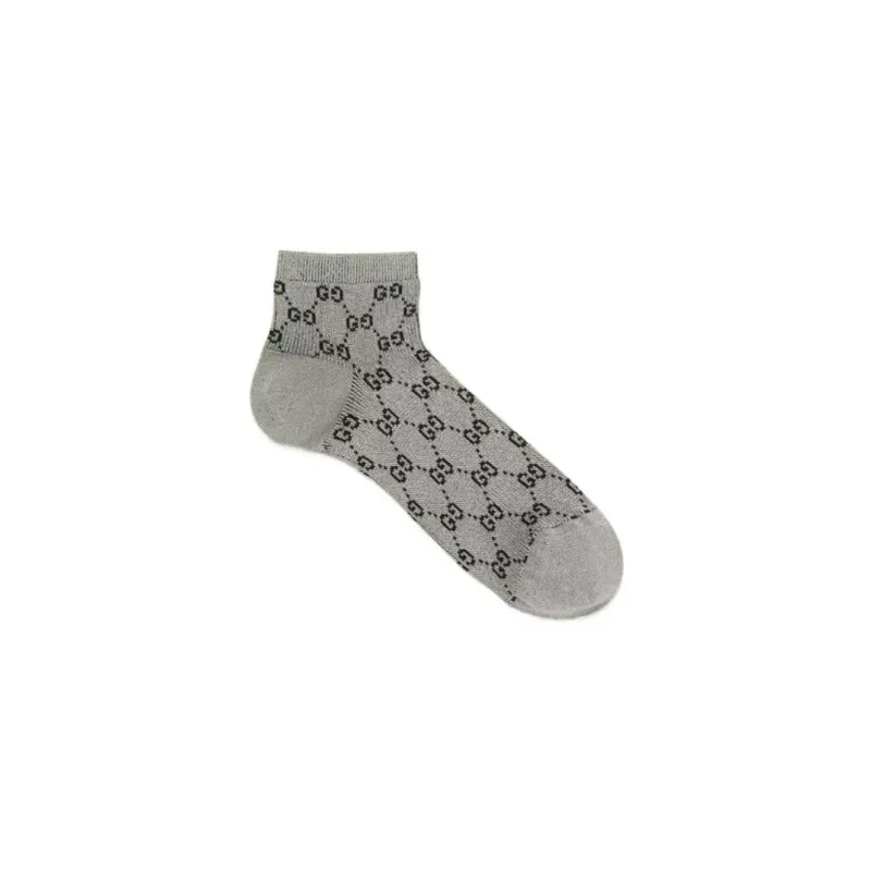 GUCCI Gg Monogram Ankle Socks Multi-1