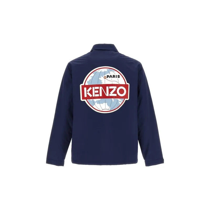 KENZO Long Sleeved Logo Printed Jacket-1