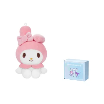 Zgo Sanrio Collaborative IP Style Polyester Bag Accessory Keychain Bag Pendant Plush Doll Charm Mini Unisex White