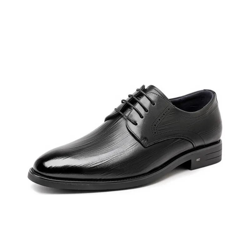Spider King Dress Shoes Men Low Top Black-0