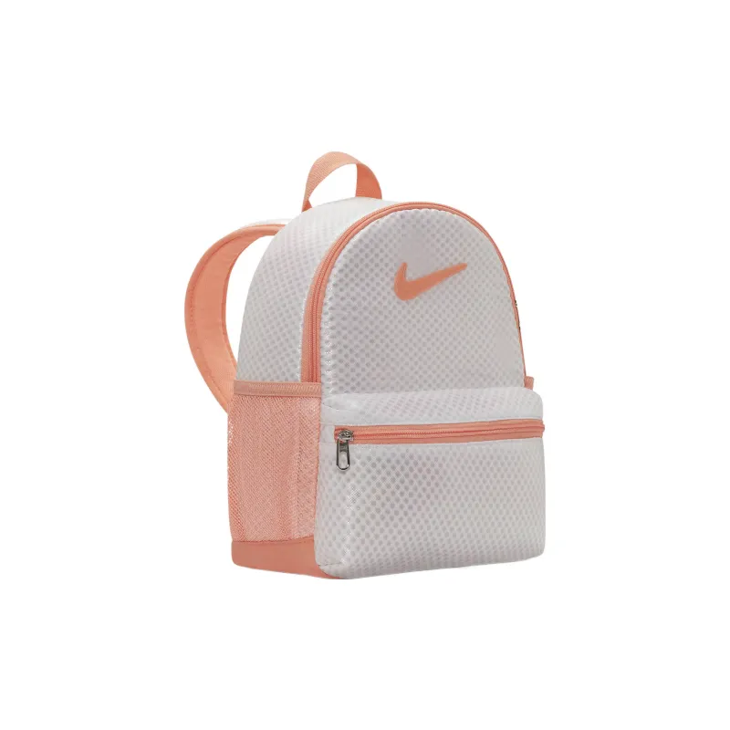Nike Polyester Backpack Small Size Men's Beige/Orange-1