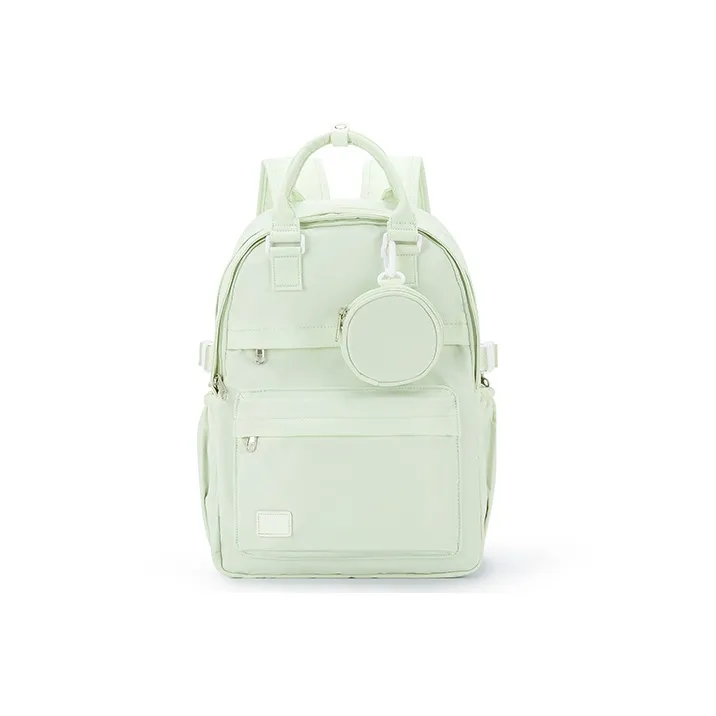 KEYSTREET Fabric Carry Backpack Regular Unisex Black/Mint Green/Khaki/Peacock Blue-7