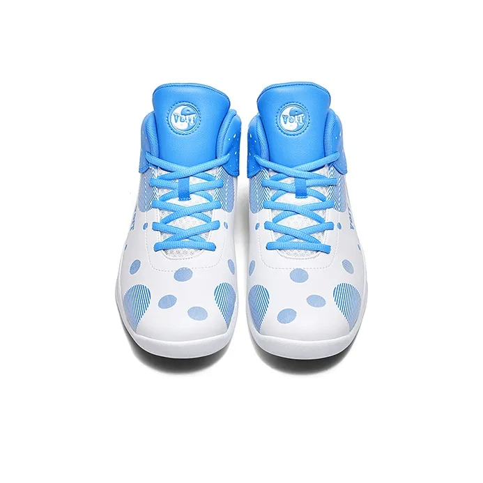 VOIT Basketball Shoes Men High Top White Sky Blue-3