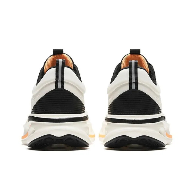 Anta Abrasion Resistant Low Top A Flowfoam Technology Running Shoes Men's Black White-3