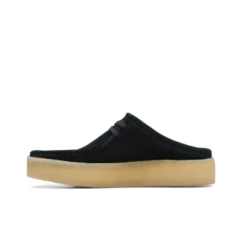 Clarks Originals Wallabee Cup Mule Black Suede