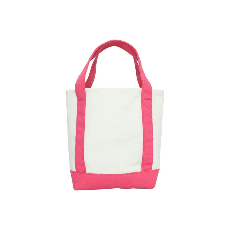 MESUCA Disney, Collaboration Canvas Bag, Tote Bag, Shopping Bag, Handbag Medium Size Unisex Rose Red-3