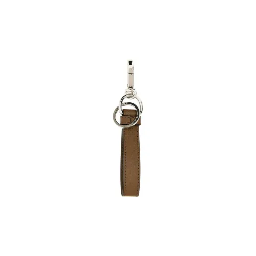 RICK OWENS Tape Logo-Engraved Keyring