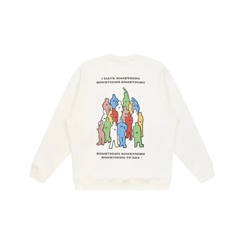EMPTY REFERENCE Sweatshirts Unisex White-1