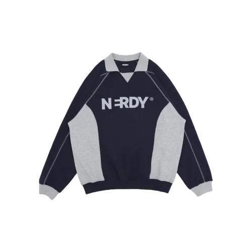 Nerdy Sweatshirts Unisex Dark Blue