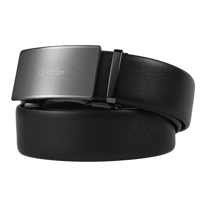 GOLDLION Top Grain Cow Leather Belts Unisex 3.5cm-1