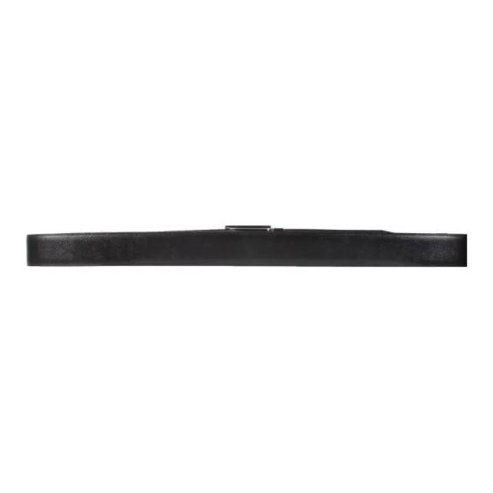 FERRAGAMO Adjustable Pin Buckle Leather Belts Men's Black-1