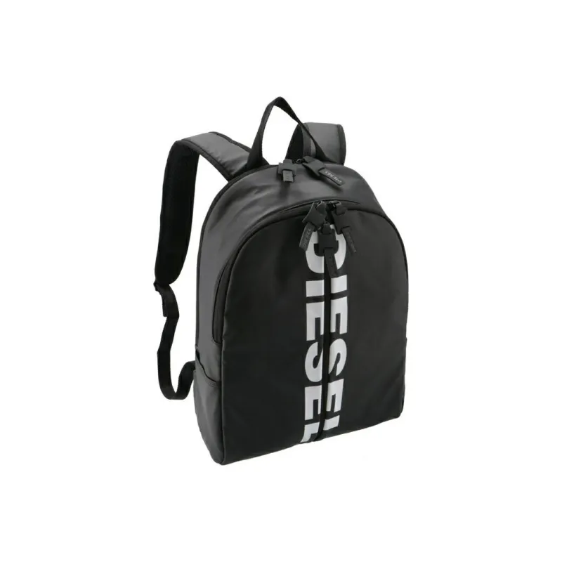 DIESEL Canvas Backpack Regular Men's Black White-3